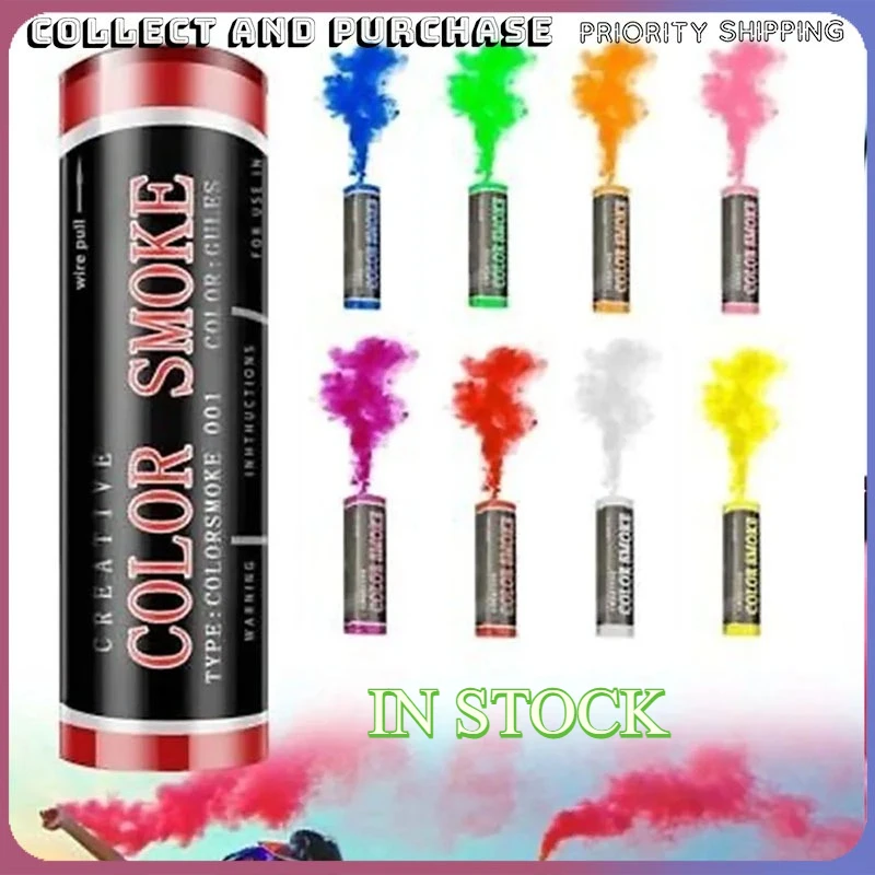 ديكور الحفلات التصوير المعونة الدخان الملونة الدخان يده الدخان مرحلة الدخان الزفاف الضباب الدخان عصا الدعامة الغلاف الجوي #1