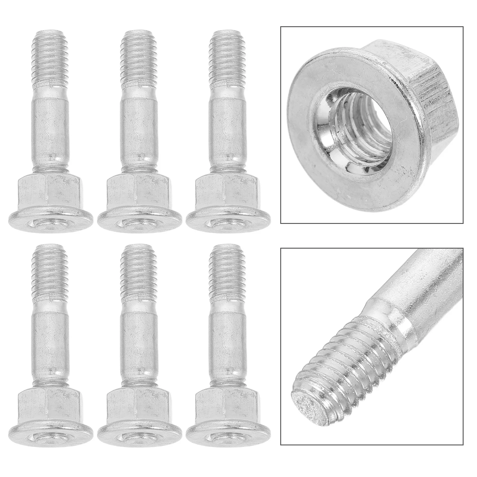 

1Set Chainsaw Chain Collars Double Ended Screws Nuts Hand Screw Universal Fit Round Connector Nuts Efficient Work