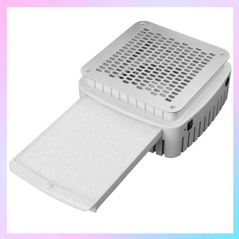 مكنسة غبار الأظافر لسطح المكتب من ABRG للتقليم، ومجمع مدمج ومروحة عادم مع فلتر، وقابس الاتحاد الأوروبي