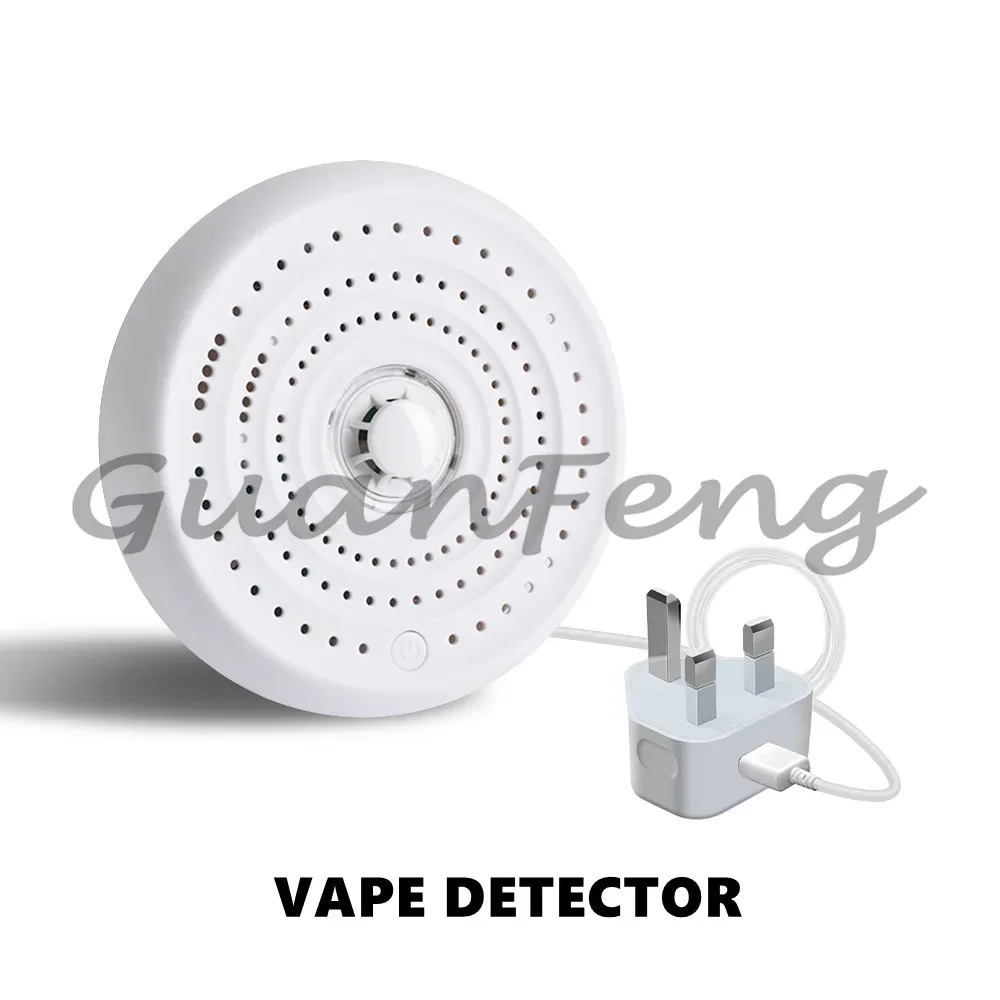TUYA WiFi Smart Vape Alarm PM2.5 Laser Scattering Sensor Alarm DC 5-12V  Vape and Noise Detector - AliExpress 1420
