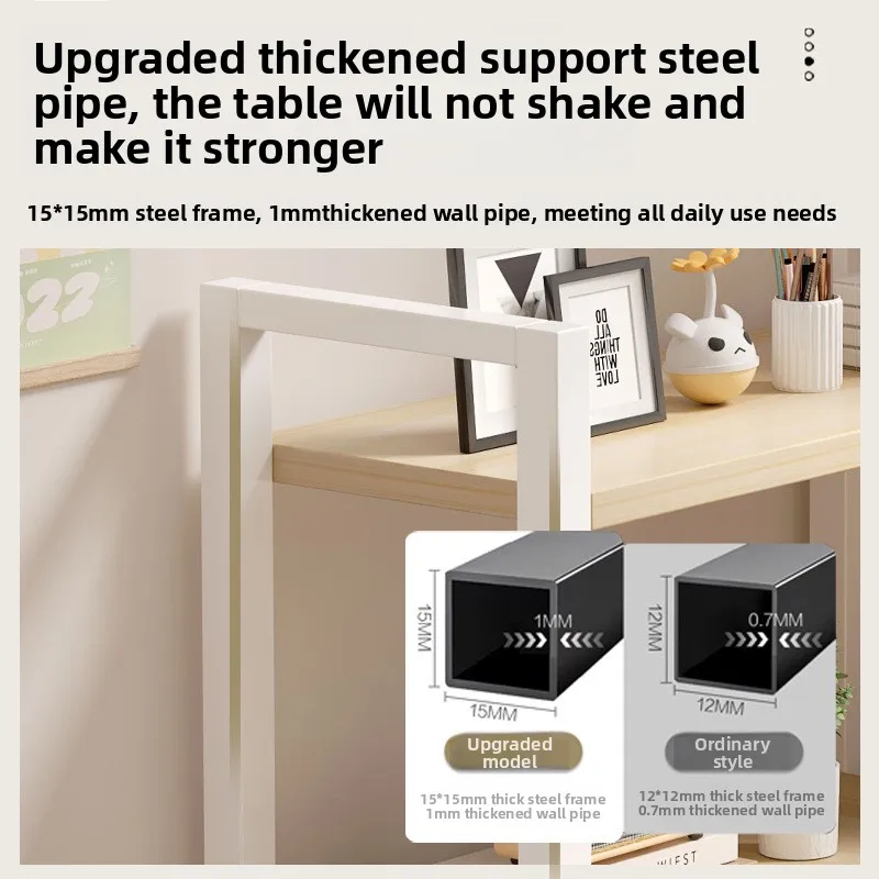 Computer desk bookshelf desk notebook table combination writing table