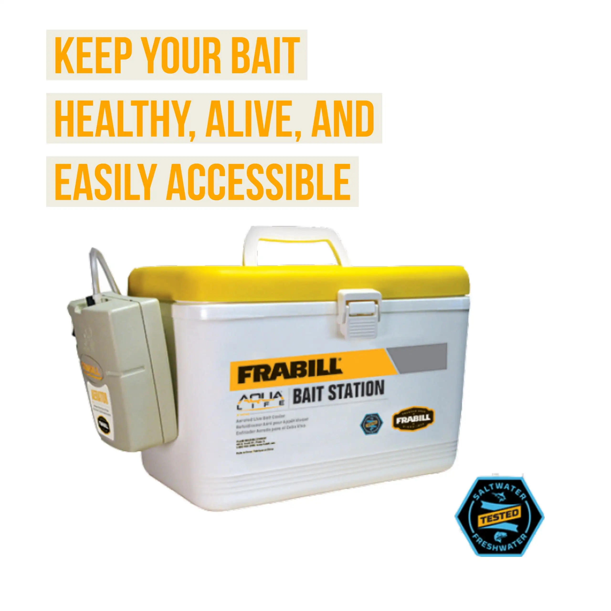 

Bait Box W/Aerator - 8 Quart