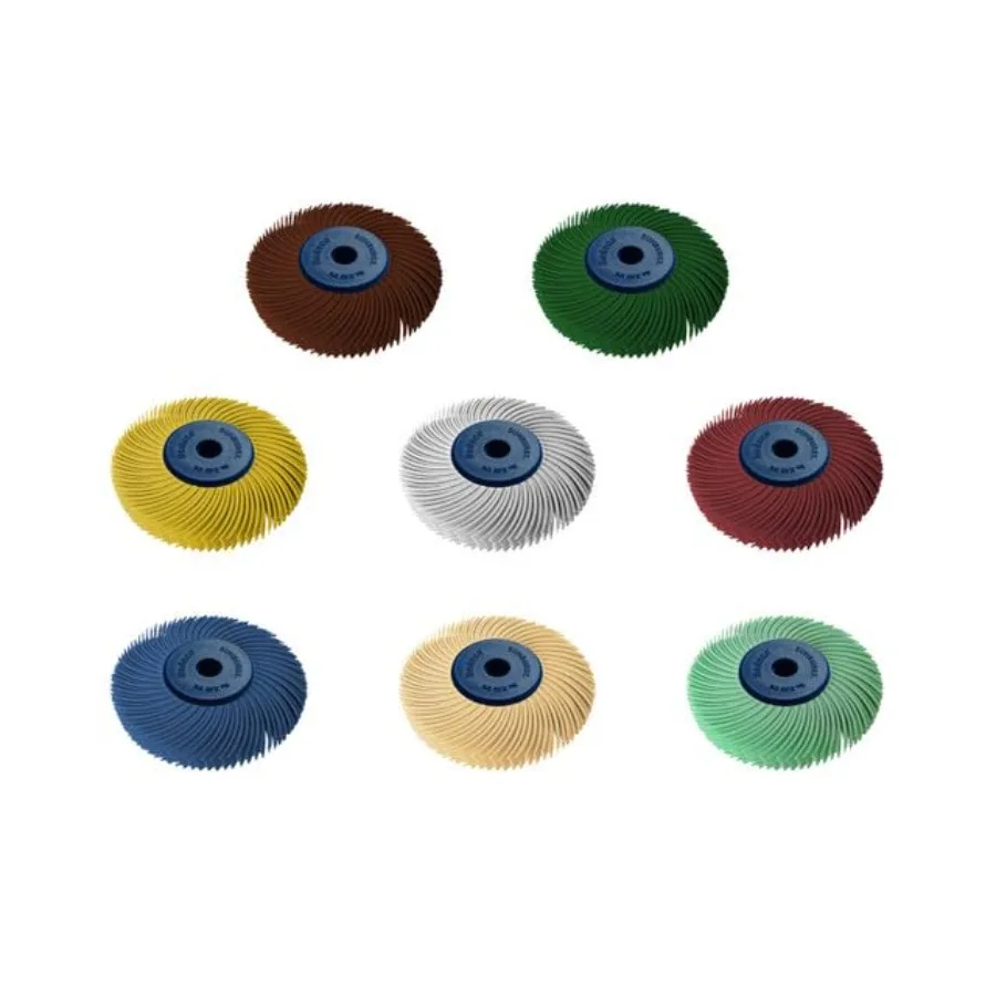 

Диски для полировки Sunburst Radial Disc 2 TC, 6-слойные, из оксида алюминия (A/O), с разнозернистой поверхностью, для роторных инструментов, хвостовик 1/4 дюйма, 8 шт.