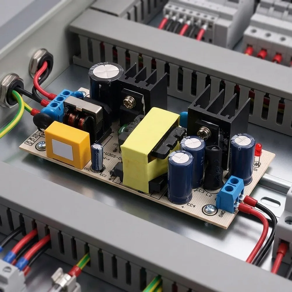 36W 12V DC Power Supply with Full Protection Features for Use in Industrial Automation and Electronic Prototyping