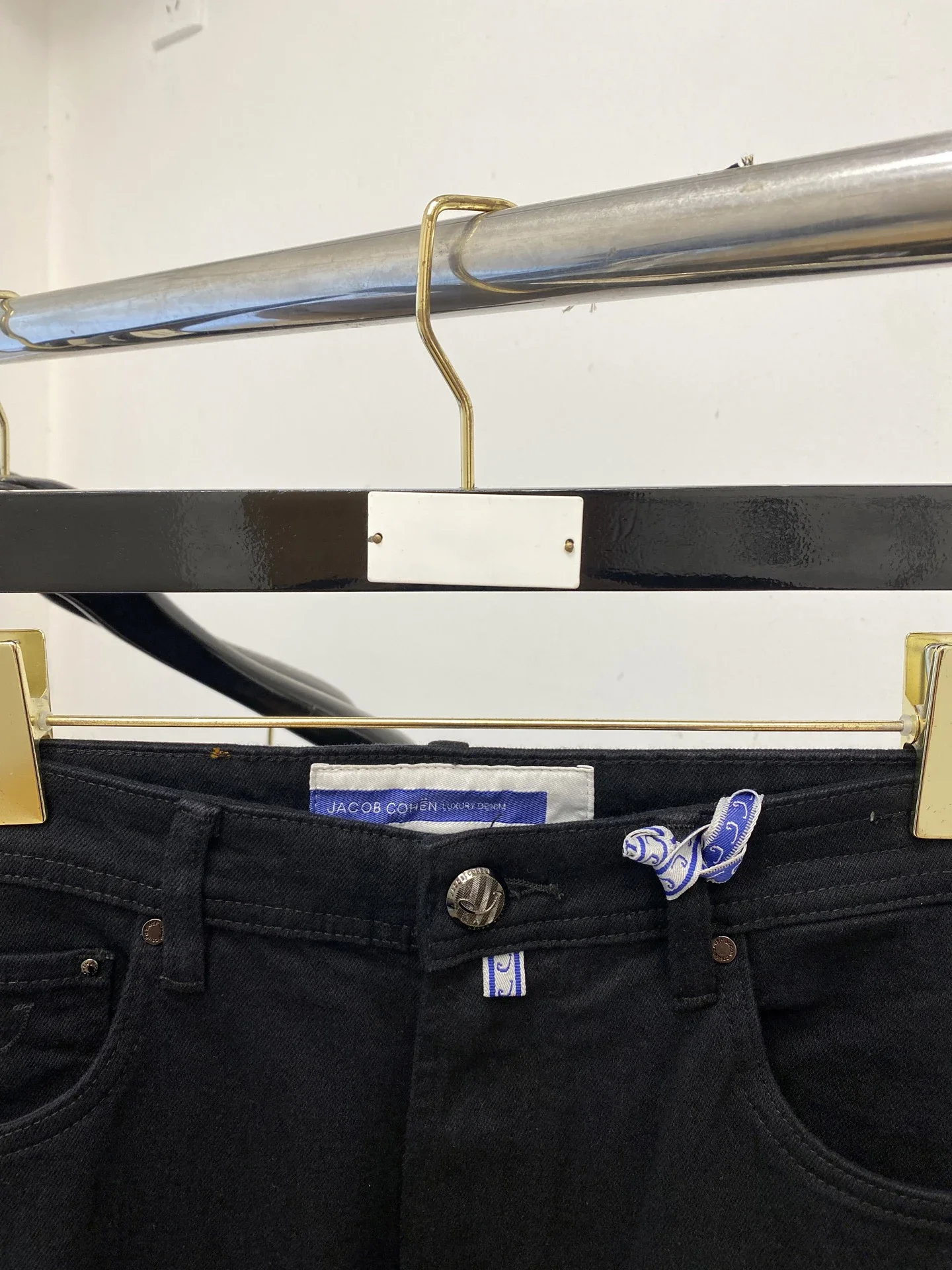 

BLSK CPRT Jeans Thick Cotton Men 2025 Autumn Winter new Embroidery business high quality casual outdoors size 30-38 Black Pants