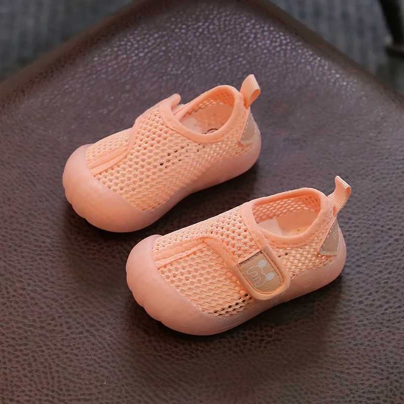 Children Toddler Shoes Breathable Mesh Sneakers Anti-slip Boys Girls Casual Soft Bottom Footwear Cute Kids Boys Girls Shoes