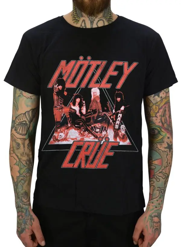 2022 Sommer M ö tley Crue Too Fast Cycle bedruckte Baumwoll-T-Shirts für Herren und Damen, hochwertige Kurzarm-T-Shirts