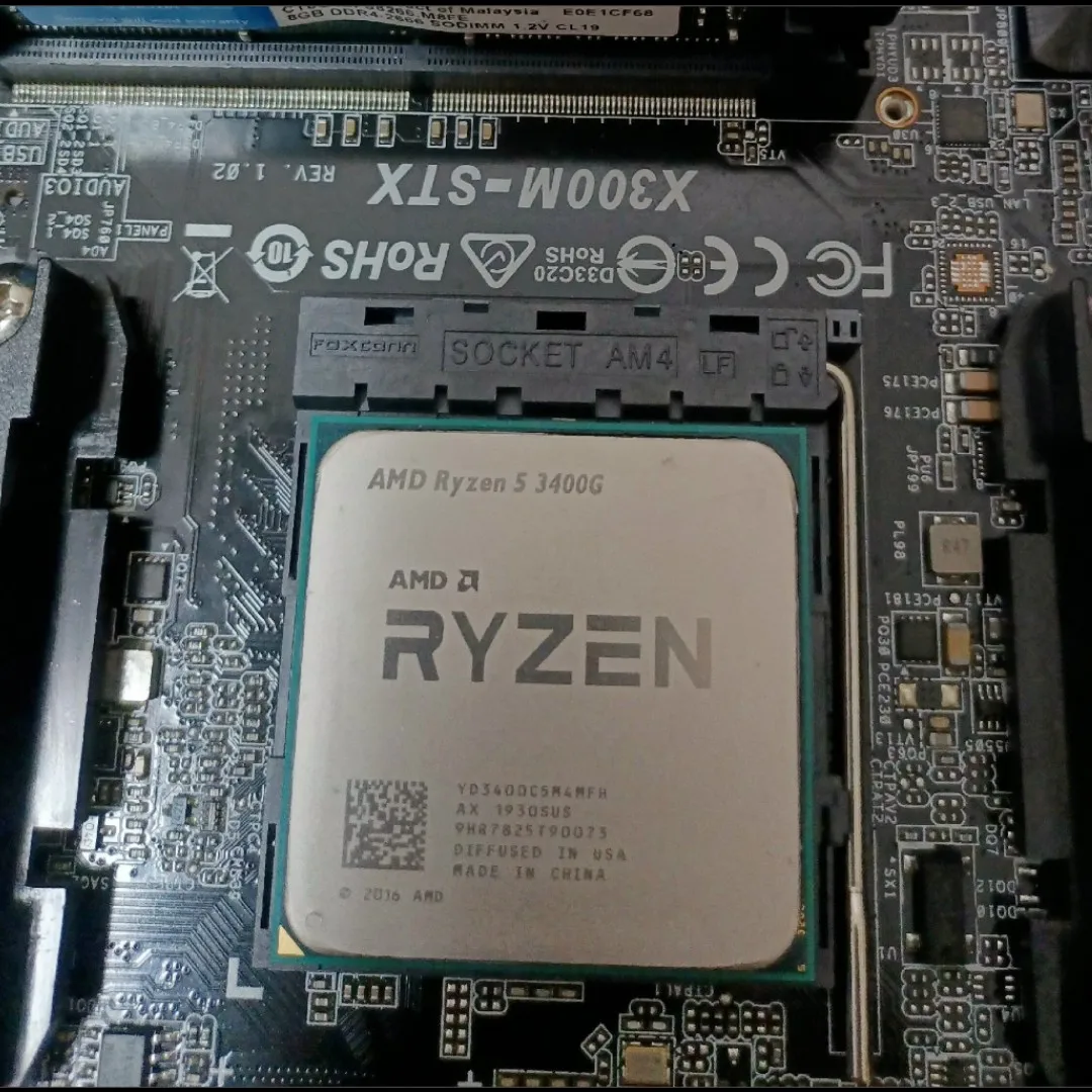 Imagem -05 - Processador do Amd-ryzen 3400g r5 3400g 3.7 Ghz Núcleo do Quadrilámetro Oito Linha 65w l3 = 4m Yd3400c5m4mfh Soquete Am4