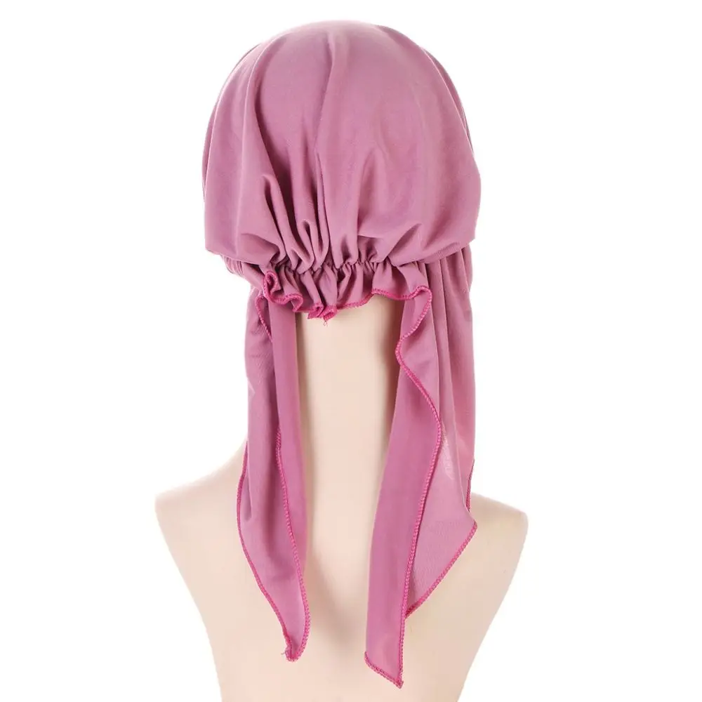 Muslim Women\'s Scarf Caps Casual Headscarf Sun Headwear Turban Hat Slouchy Beanie