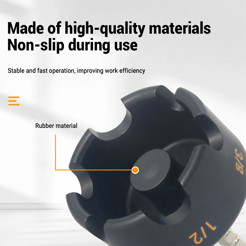سبائك الألومنيوم / ABS البلاستيك الإفراج السريع الجوز مثقاب المقبس أداة مفتاح الربط الجوز سستة الحفر مرفق الأدوات اليدوية #1