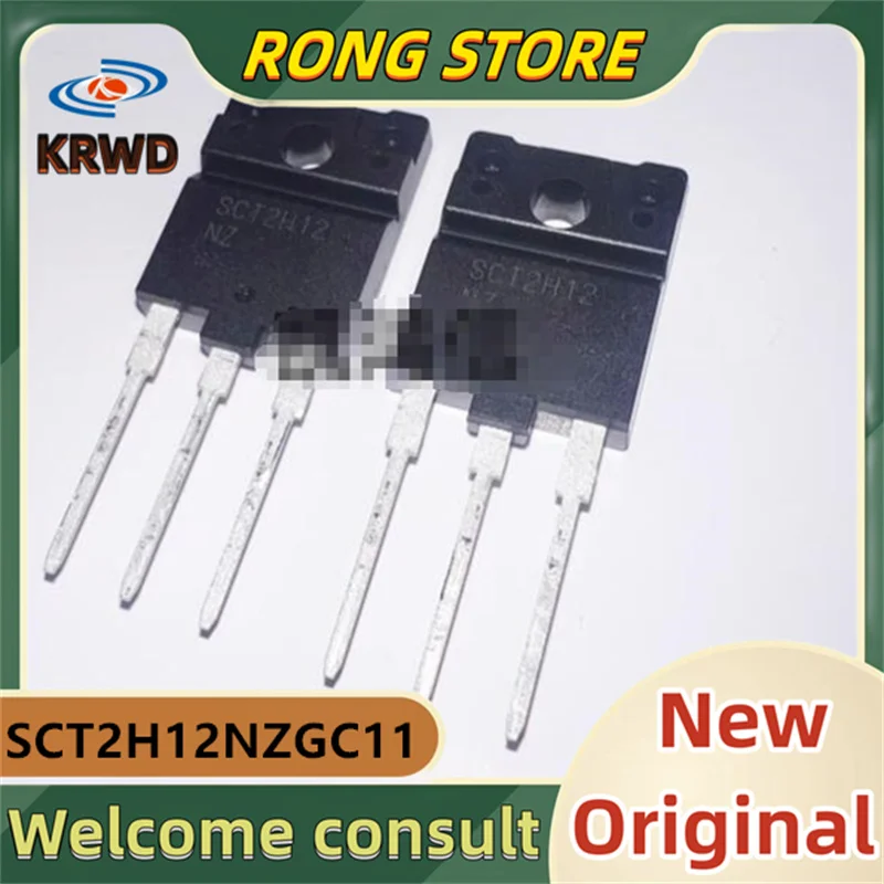 5PCS SCT2H12NZ New and Original SCT2H12NZGC11 SCT2H12  TO-3PFM 1700V 3.7A