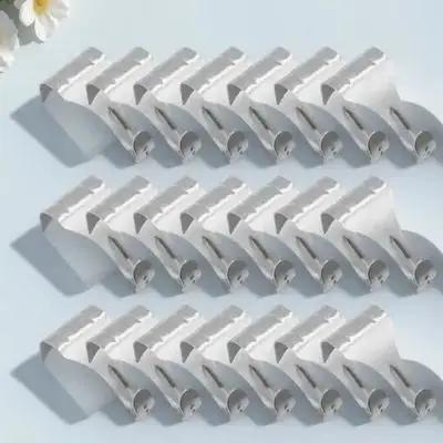 

20Pcs S Shaped Picture Rail Hooks Strong Zinc Alloy Rail Molding Hanging System Picture Frame Wall Hangers Photo Frame Holder