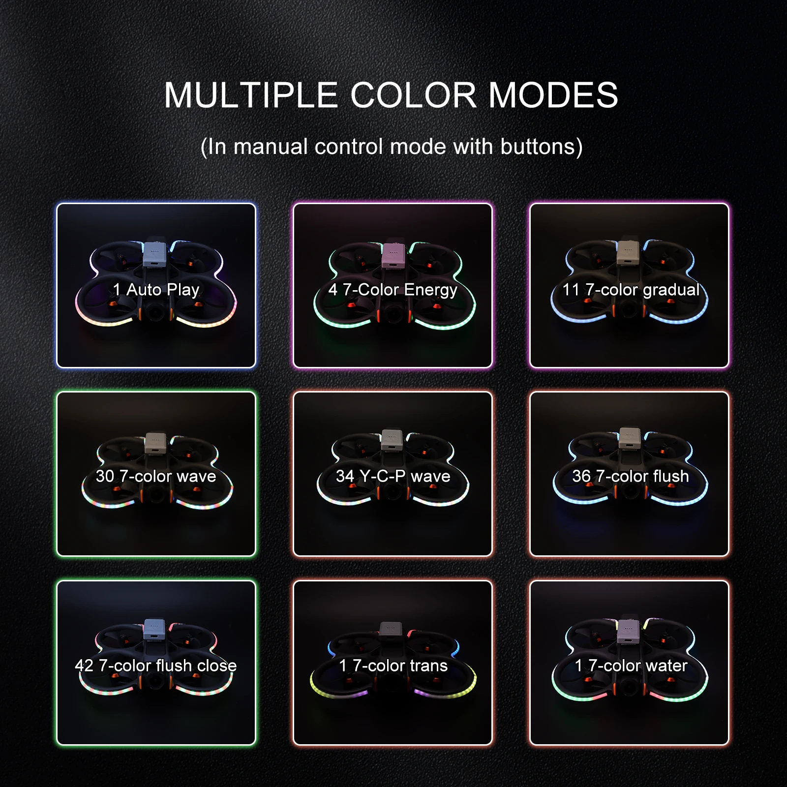 

Dazzle Color Light Strip for DJI NEO Light Strap for AVATA Night Flight Light Strap Drone Camera Accessories