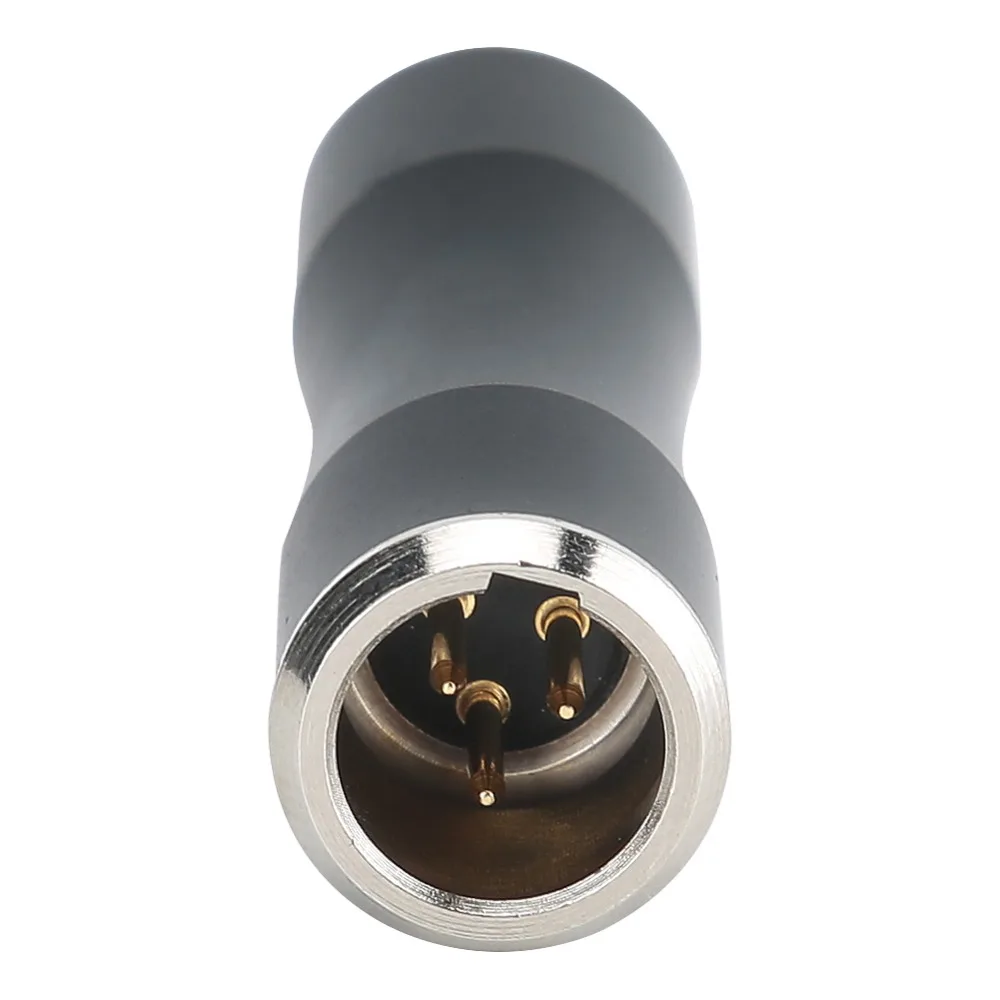 2PCS Gold Plated 3.5mm Male to Mini XLR 3pin Male Plug and Play Audio Adapter Connector Balanced Audio Adapter for Microphones
