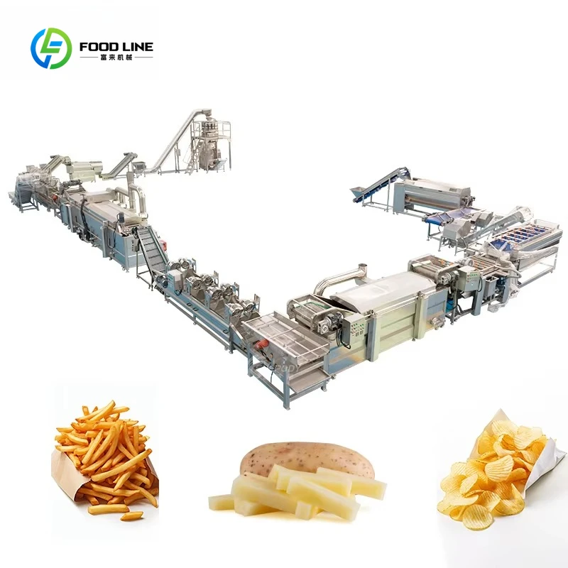 Máquina para fabricar patatas fritas Máquina para fabricar patatas fritas Máquina de informe de proyecto para patatas fritas y patatas fritas