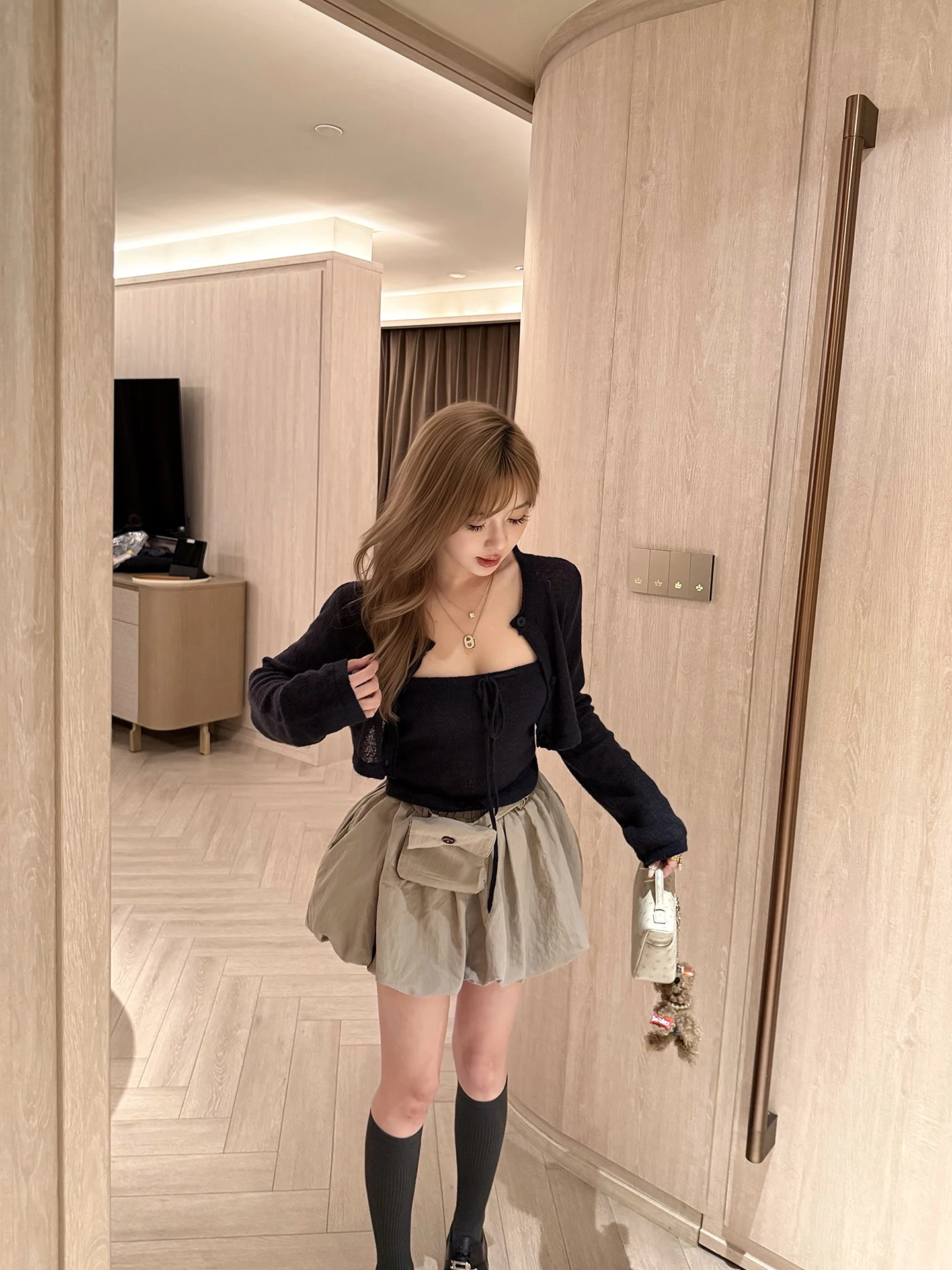 

Милые пышные юбка-брюки из льна с декоративной отделкой на талии XinDaily, для девочек, из полиэфирного волокна, с 3D-декором