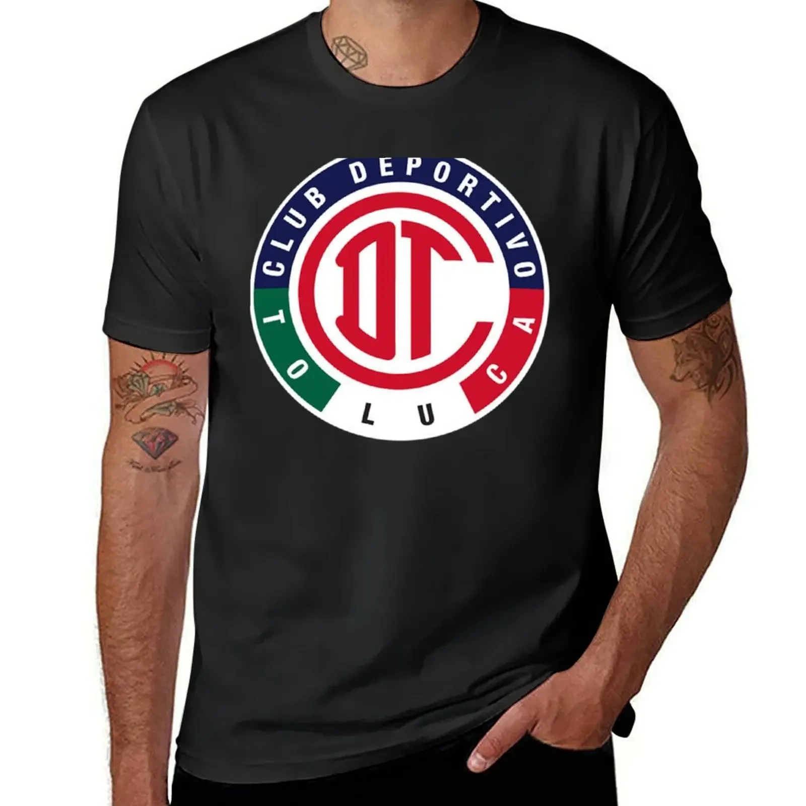 Logo of Deportivo Toluca FC T-Shirt essential t shirt graphic shirts compression shirt men