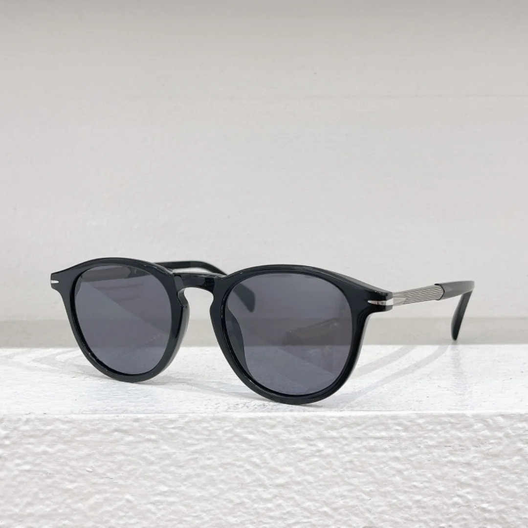 

Ретро круглые ацетатные солнцезащитные очки для мужчин и женщин 1114S брендовые дизайнерские очки в металлической оправе модные очки Óculos De Sol UV400