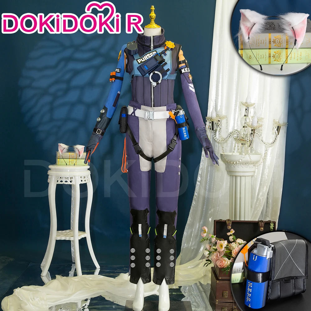 Seth Lowell Cosplay Costume Game Zenless Zone Zero Cosplay 【S-2XL】DokiDoki-R Men Costume Seth Lowell Ears Cosplay Plus Size