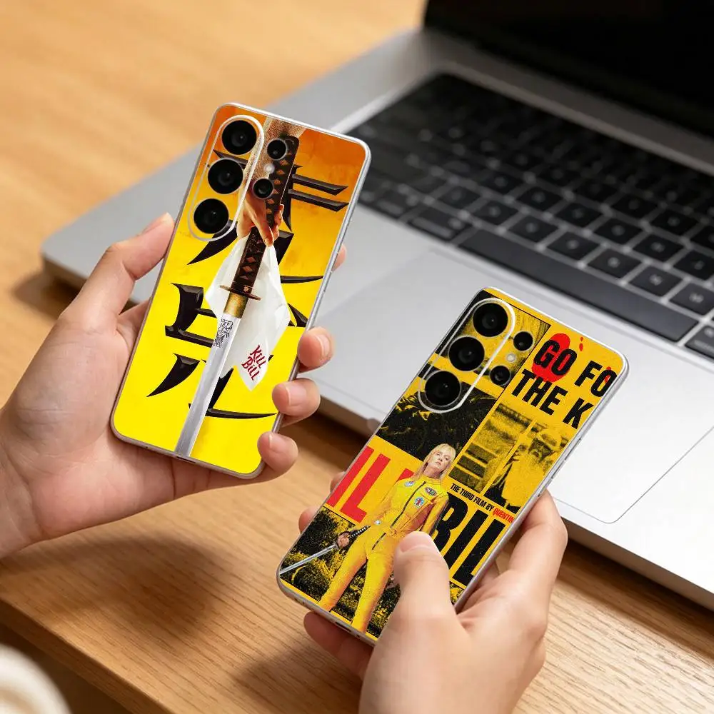 dangeroue K-Kill Bill  Transparent phone Case For Samsung S25,24,21,22,21,20,10,S9Ultra,Plus,Fe,Lite