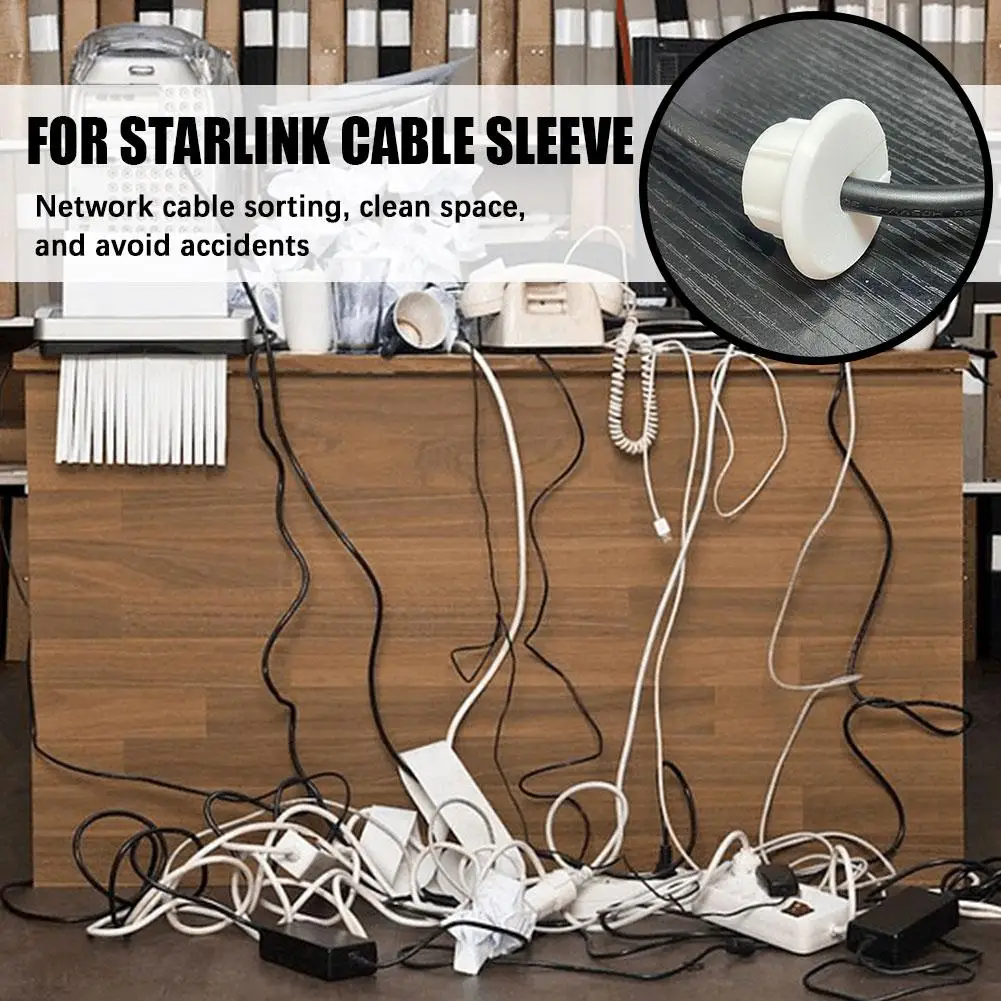 Ethernet Cable Comber Conduit For Starlink Ethernet Cable Threading Line Manager Storage Organizer Desk Accessories