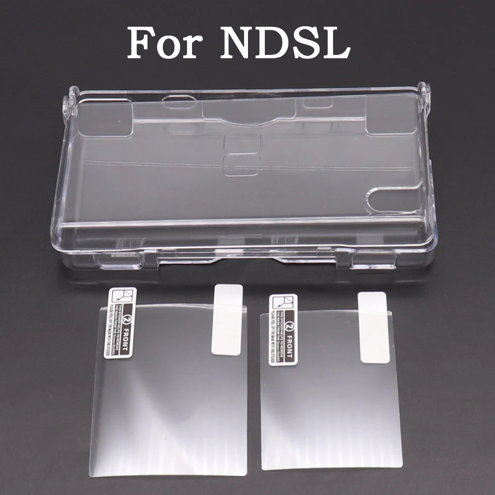 Kunststoff Klar Kristall Shell Haut Fall Abdeckung Für Neue 2DS 3DS XL LL NDSL Für DSi NDSi XL LL Display-schutzfolie