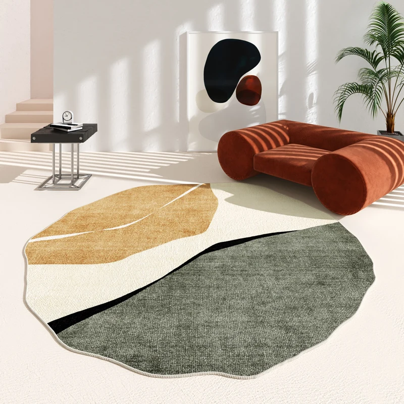 Japanese Style Carpets for Living Room, Creative Design, Bedroom Decor, Irregular Bedside, Sofa Rug, Home, Thickened Floor Mat