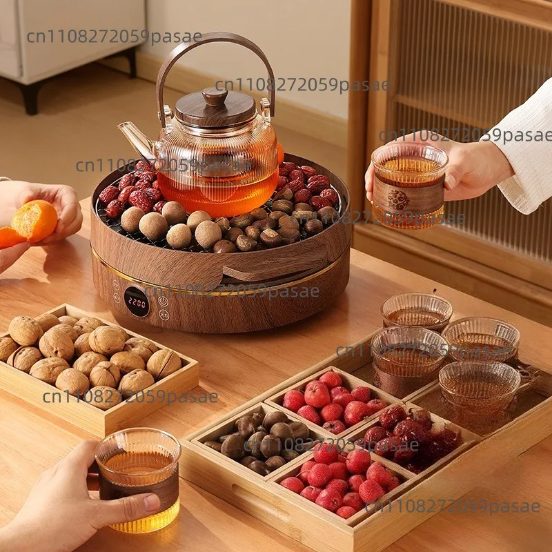 Tea-brewing Set for The Fireplace - Home Tea Set - Electric Ceramic Stove - Indoor Tea Brewing Multi-functional Appliance
