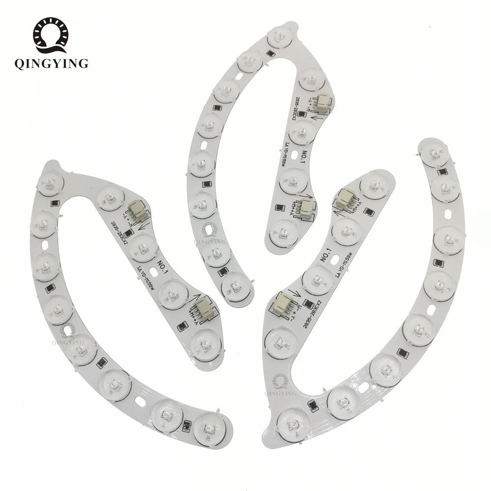 Doul Color LED Module 6W 8W 12W 18W 24W 30W 40W With Lens, 3000K 4500K 6500K Three Colors Light Source For Ceiling Lamp DIY