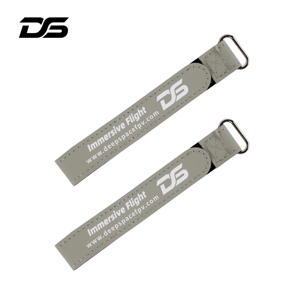DeepSpace RC Battery Strap, Crash Resistant Durable Hook & Loop Tie for FPV Quadcopter Battery Fixing