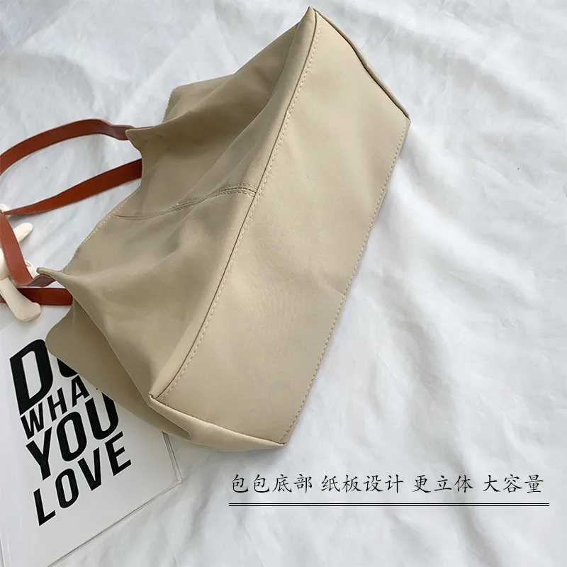 Youda New Nylon Fabric Shoulder Bag For Women Simple Proof Water Handbag Large Casual Capacity Shopper Tote Bags