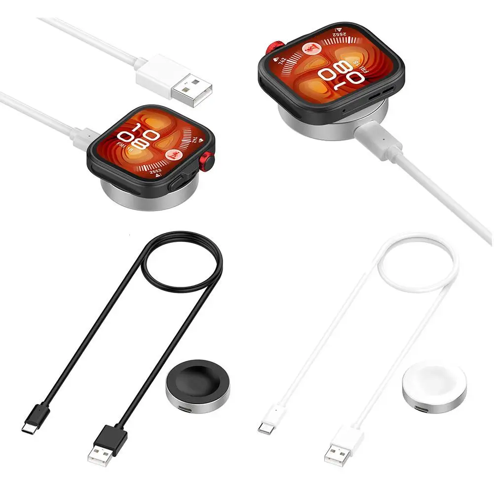 Caricatore con base in metallo per Huawei Watch Fit 4/ Fit4 Pro/ Watch 5/ GT 5/GT 4 Cavo di ricarica Caricabatterie wireless magnetici Dock N4C4