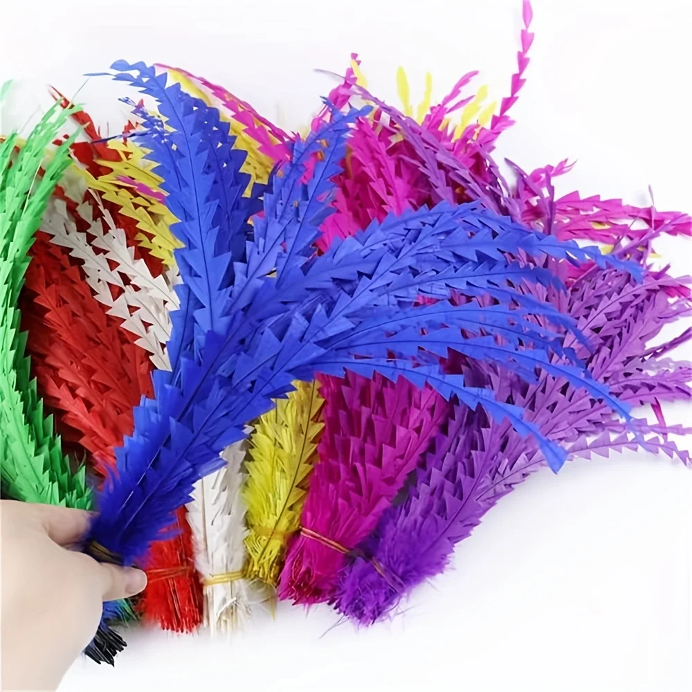 10Pcs Rooster Feathers, 25-30CM In Length, 10-12 Inches, Used For Crafts, Clothing Accessories