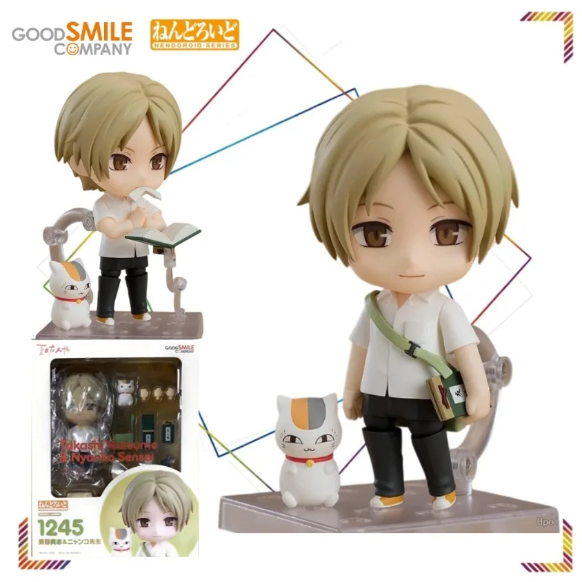 GOOD SMILE Nendoroid Natsume Takashi & Cat Teacher Action Figures Natsume's Book of Friends Movable Collectible Figure Toy