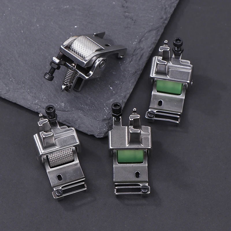 New X6 Roller Hemming Presser Foot Left Right Edge Positioning Open Line Crimping Multi-Purpose Presser Foot For Apparel Machine