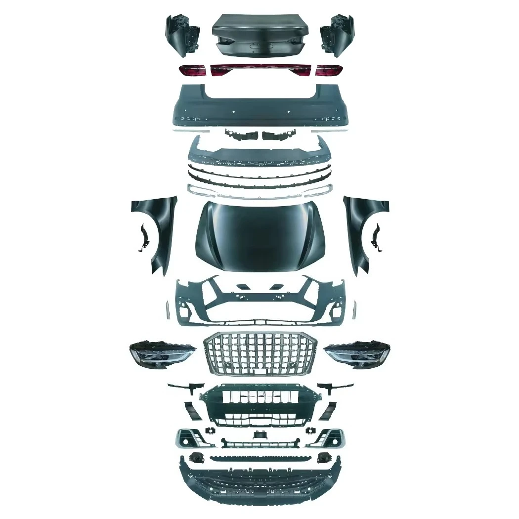 

STLF New Plastic Car Body Kits Audis A8 2011-2017 Upgrade A6 Horch 2023+ Front/Rear Bumper Grille Side Skirts Auto Accessories