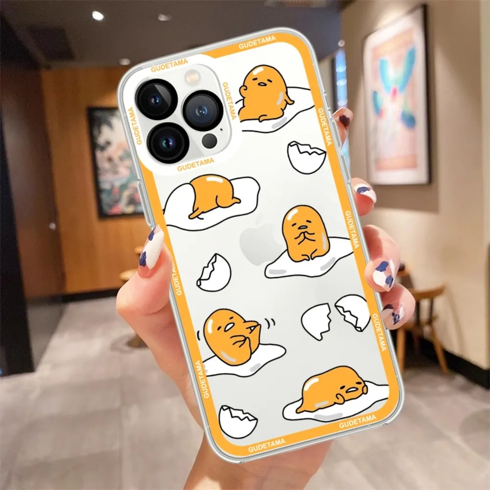 Cartoon G-G-Gudetamas cute Phone Case For Samsung Galaxy S23 S22 S21 S20 S10 Plus lite Ultra Transparent Shell