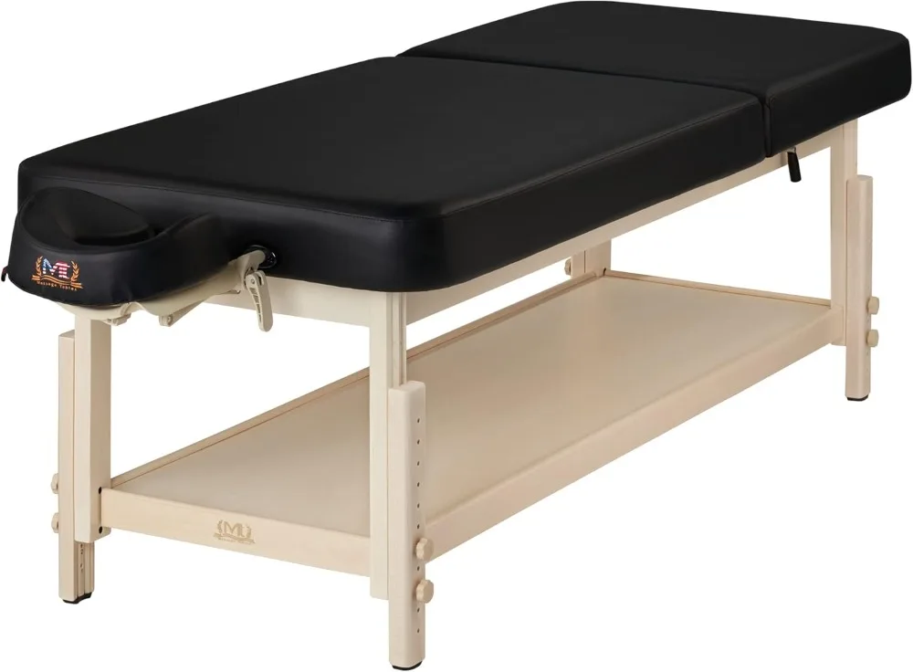 Mesa de masaje estacionaria inclinable de 30 ", salón de belleza, tatuaje médico, Spa, tratamiento clínico Facial, camas de Terapia Física estética