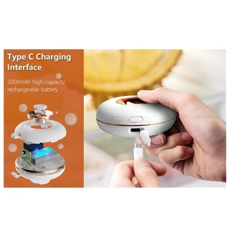 27RB USB ثلاجة مزيل الروائح الكسرية قابلة لإعادة شحن الأوزون حارس مراجعة العرق