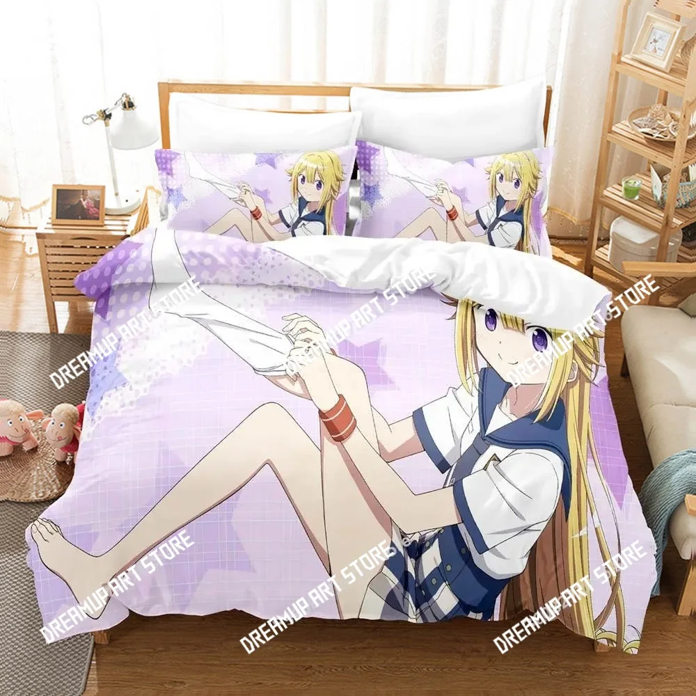 3D Printed Puella Magi Madoka Magica Bedding Set for Boys Girls Duvet Cover Pillowcase Twin Queen King Full Single Double Sizes