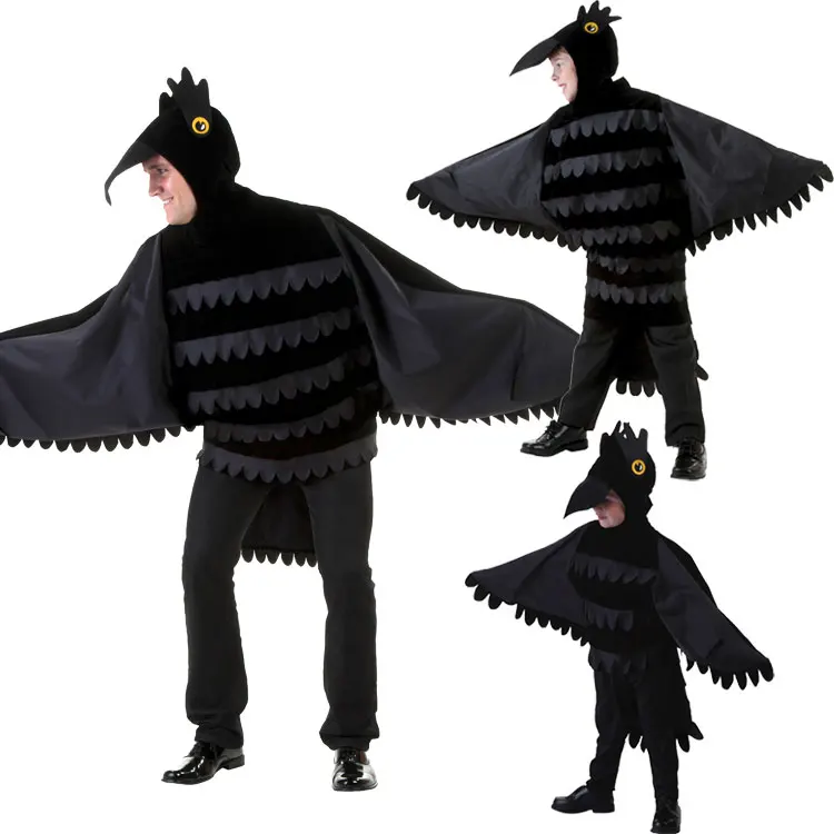 

Halloween Children's Day Fairy Tales Animal Children Adult Children Crow Role Play Performance Costume