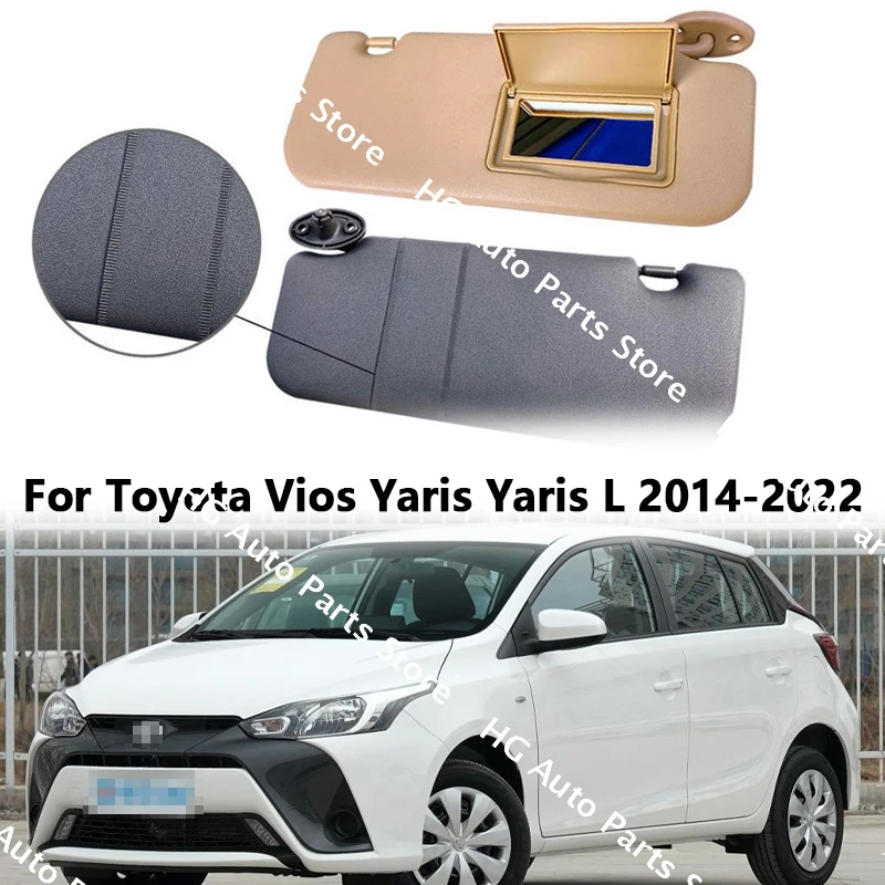 

For Toyota Vios Yaris Yaris L 2014 2015 2016 2017 2018 2019 2020 2021 2022 Sun Visor Car Left and Right Grey Beige Sun Visor