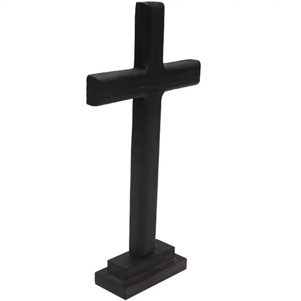 

Decorations Solid Wood Cross Ornament Holy Wall Crosses Wooden Prayer Adornments