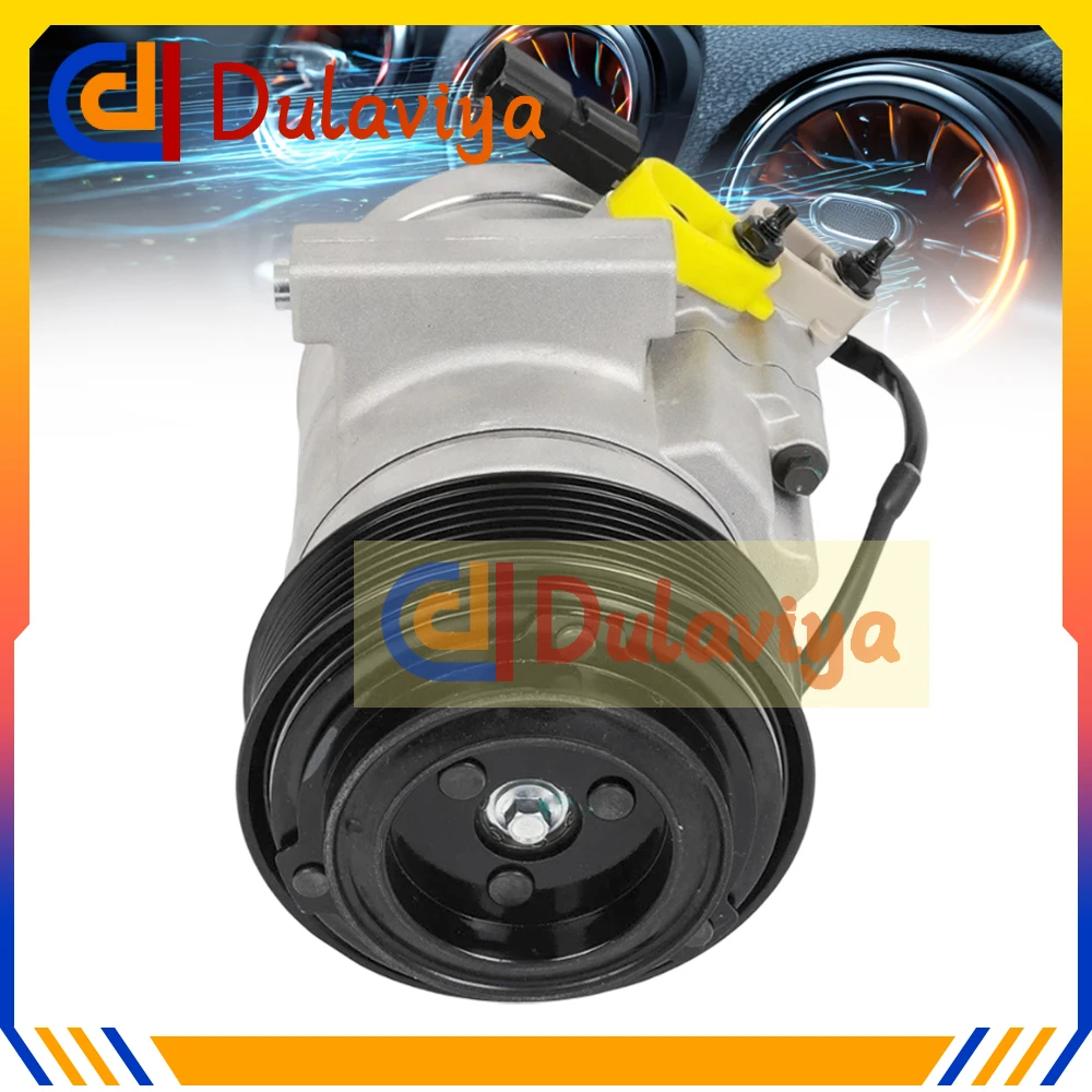 AC Compressor with 7-Groove Pulley & HS13N For Ford Ranger 2013 2014 2015 AB3919D629AB AB3919D629BB 9M19D629BB 9M64150