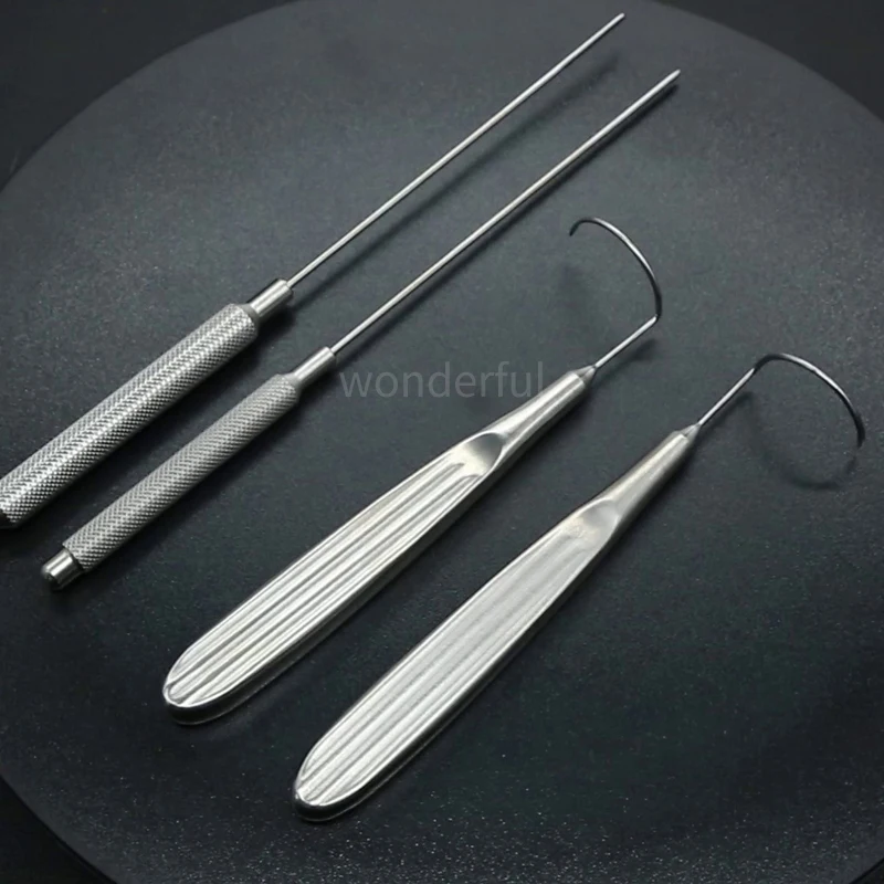 Facelift Face Guide Needle With Hole Stainless Steel Puncture Face Stripper Thread Carving Large V Buried Wire Conductor