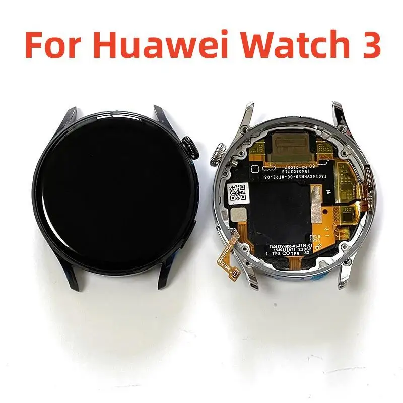 Original For Huawei Watch 3 LCD Screen Touch Panel Digitizer For Huawei Watch3 Display Frame For Honor Watch GS 3 MUS-B19 GS3