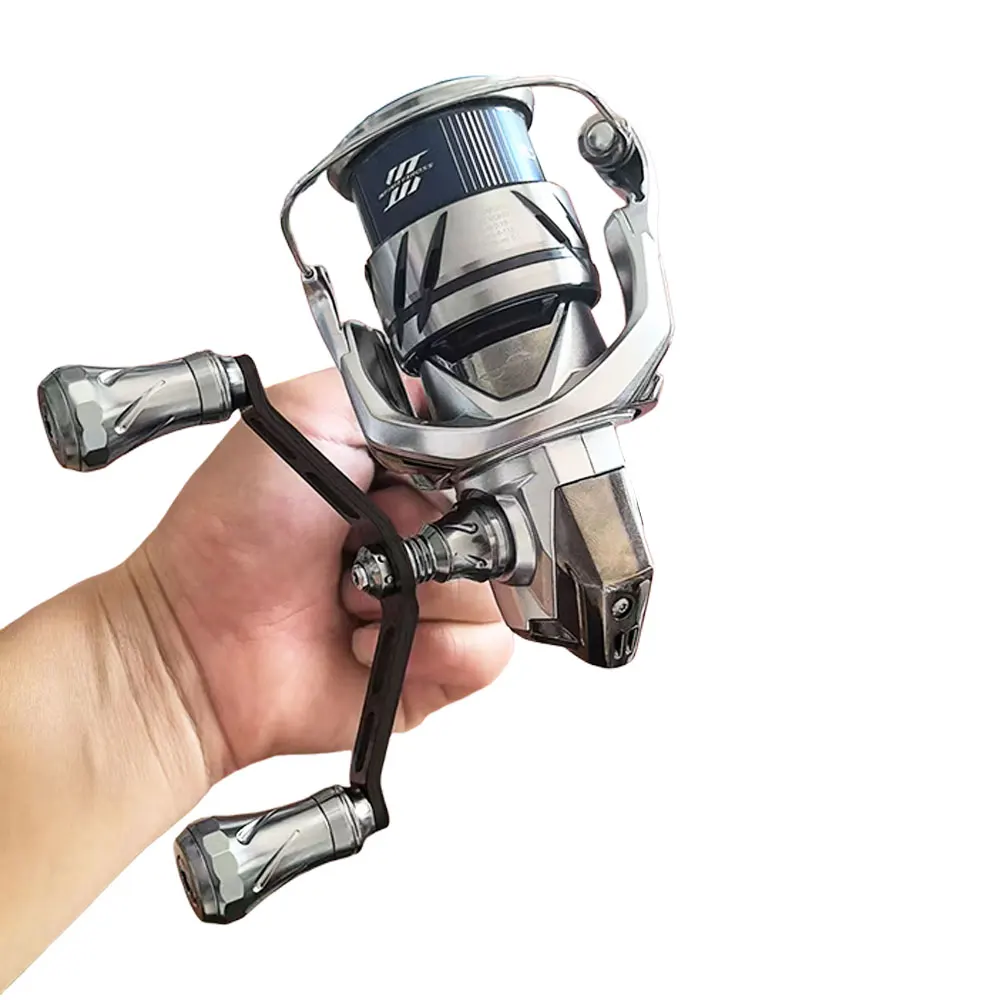Manivela doble carbono para carrete de pesca – Atornillable DAIWA SHIMANO - imagen 4