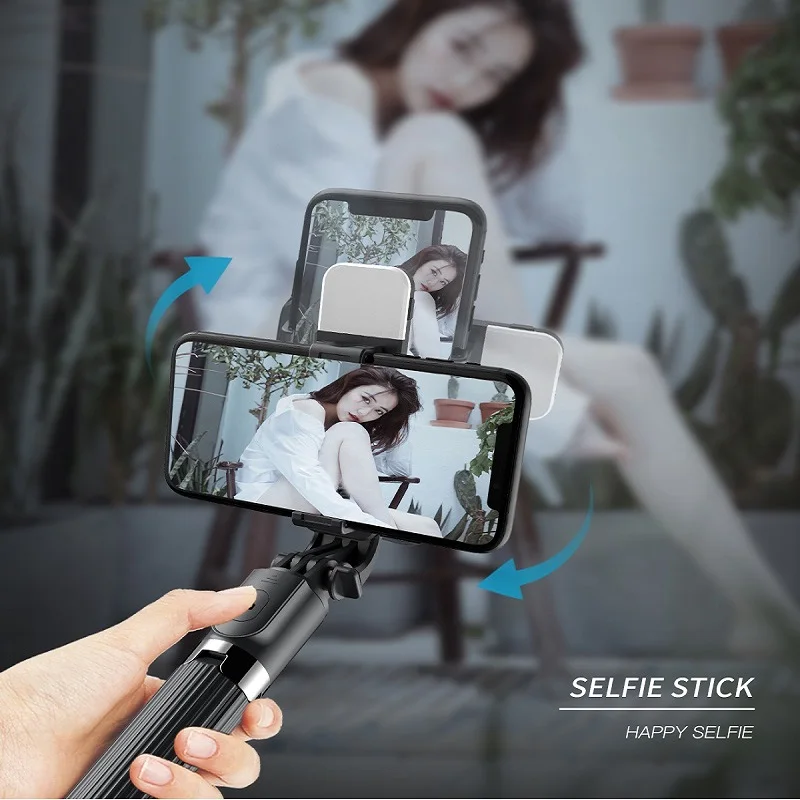 New Mobile Phone Selfie Stick with LED Fill Light and Shutter Remote Control Anti-shake Stabilization PTZ Live Support Tripod