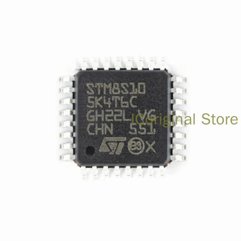 Stock Original STM8S105K4T6C LQFP32 8-bit single chip micro controller, MCU chip 8S105K4T6C Microcontroller chip K4T6C K4T6 lqfp