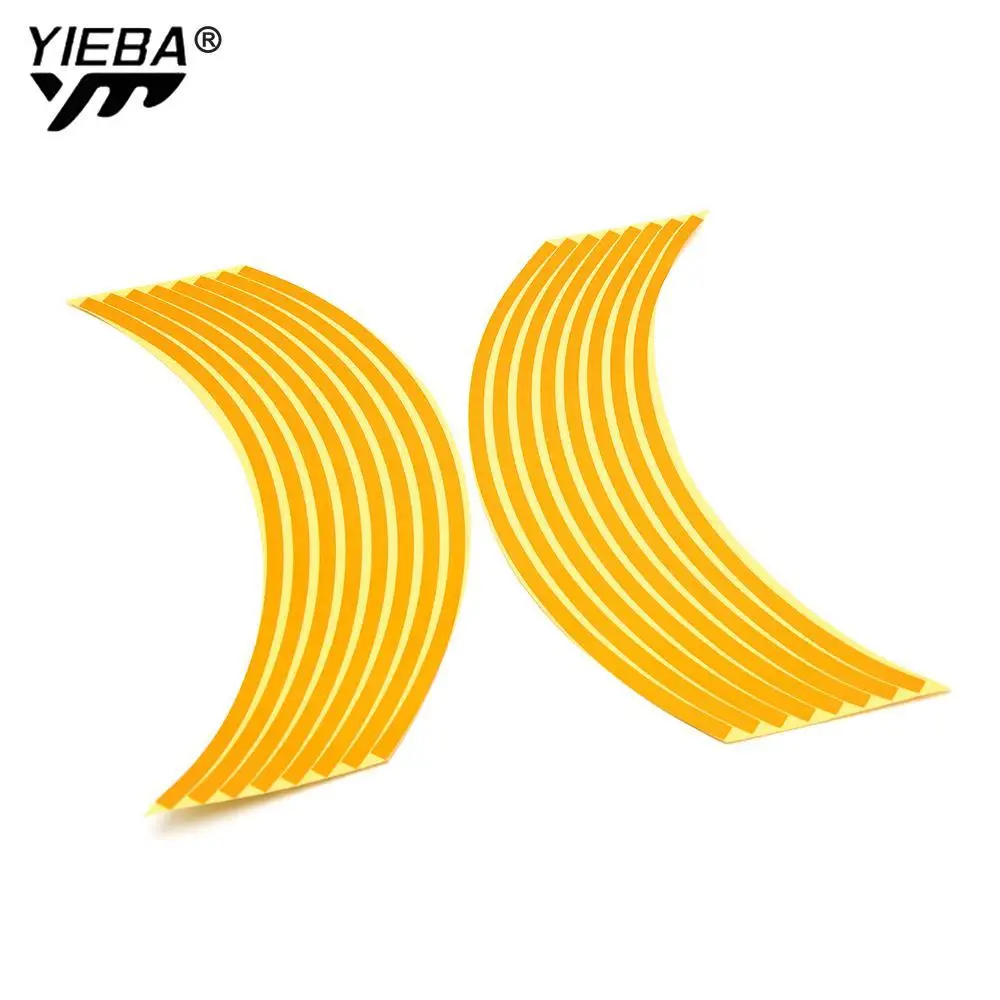 16 Strips Bike Motorcycle Wheel Sticker Tape 17 18Inch Voor Suzuki AN250 AN400 AN650 Burgmom250 Burmae400 1190 Adventure Z800